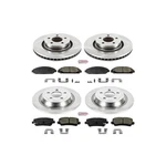 Powerstop Disc Brake Kit Front And Rear Fits Ford Mustang 2015-2020 Oe Stock New. Price: $453.03.