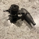 Fox 25 Bb Cl Engine With Schnuerle Ports / Muffler Used. Price: $48.00.