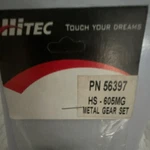Hitec HS-605MG Servo Metal Gear Set 56397 Age 17 Years & Up New. Price: $39.99.
