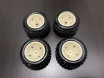 Team Associated RC10T Tires And 3 Piece Wheels 7820 7870 Vintage Rare White Og New. Price: $79.99.