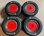 Racin Dots Losi GEN3 22S Sprint Car Wheel Covers, Red New. Price: $12.00.