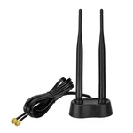 Eightwood 9DBI Dual Band Wifi 2.4GHZ 5GHZ Rp-sma Antennae Black New. Price: $22.99.