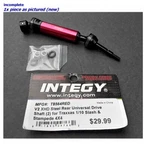 Integy Xhd Steel Rear Universal Driveshaft Traxxas Slash Stampede 4X4 T8564RED New. Price: $17.44.