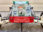 Team Associated RC10 Superman Logo Hot Trick Style Front And Rear Bumper Set New. Price: $28.00.