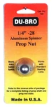 Dubro Rc Airplane 1/4-28 Aluminum Spinner Prop Nut DUB730 : Os .25 55 New. Price: $19.95.