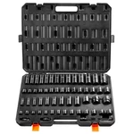 Skyshalo Impact Sockets Set 6 Point Drive Bit Ratchet Tool Kit Case 59 Piece New. Price: $72.44.