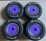 Racin Dots Losi GEN3 22S Sprint Car Wheel Covers, Purple New. Price: $12.00.