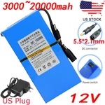 3000 20000MAH 12V Rechargeable Li Battery Portable Pack Us Plug Charger New. Price: $24.99.