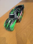 Traxxas Stampede 4X4 BL-2S V2 Green Black Body Clip-less Support Mount Vxl Used. Price: $32.00.
