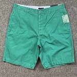 Club Room Shorts Mens 36 9.5 Inseam Green Cotton Chino Flat Front Casual Classic New. Price: $25.99.