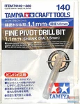 TAM74140 Tamiya Fine Pivot Drill Bit - 1.1MM (shank 1.5MM) New. Price: $12.43.