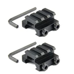 Tacfun 2PCS Flat Top Half 1/2 Inch Mini Riser Block Mount 3 Slot Picatinny Rail New. Price: $17.21.
