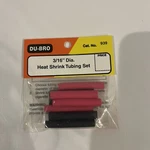 Du-bro 939 Heat Shrink Tubing Set 3/16 (8) New. Price: $9.00.