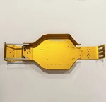 Team Associated RC10 Car Gold Chassis & Front Nose Plate Tubes Used. Price: $60.80.