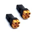 Linsyrc 2-PACK XT60 Plug Parallel Connector 2-FEMALE 1-MALE Adapter New. Price: $13.17.