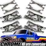 Traxxas X-monster Chrome Hd Suspension Arms Package TRA7829C TRA7830C TRA7831C New. Price: $92.95.
