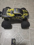 Laegendary Sonic 4X4 Rc Car, 1:16, Brushed Motor, Up 25 Mph Black/yellow- Used. Price: $120.00.