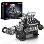 Mould King V8 Engine Building Blocks Sets, Model Kit That Run, Buil... New. Price: $49.37.