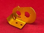 Team Associated Aluminum Gold Motor Mount Plate RC10CC Jay Halsey 40TH New. Price: $33.95.
