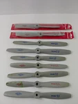 Lot Of 9 Graupner Super Nylon Model Airplane Propeller Used. Price: $6.40.