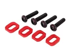 Traxxas Red Aluminum Motor Mount Washers (4) (7759R) New. Price: $8.98.