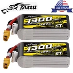 2X Tattu 1300MAH 6S 160C 22.2V R-line Version 6.0 St Lipo Battery With XT60 Plug New. Price: $72.18.