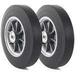 Ar-pro (2-PACK) 10'' X 2'' Flat Free Solid Rubber Tire And Wheel, 3/4" & 5/8"... New. Price: $50.94.