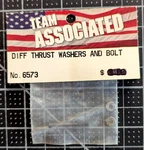 Team Associated Diff Thrust Washers & Bolt ASC6573 New. Price: $9.99.