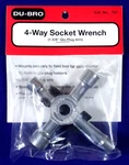 Du-bro Standard 4-WAY Socket Wrench ( Cat. # 701 ) New. Price: $11.70.