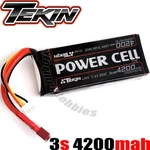 Tekin Power Cell 3S 120C Graphene Lipo Battery (11.1V/4200MAH) TT1609 New. Price: $64.95.