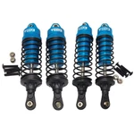 Nhx Rc Aluminum Adjustable Front / Rear Shocks - Blue (4) : Traxxas Slash 4X4 New. Price: $34.95.