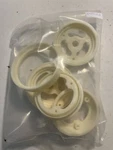Vintage Team Associated RC10 Front Wheels ASC6850 Jelly Bean Rims (white) New. Price: $45.00.