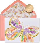 Papyrus Blank Cards With Envelopes, Bold Butterfly (12-COUNT) New. Price: $26.57.