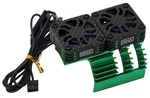 New Nhx Rc 1/8 Twin Cyclone Alum Hv Cooling Fans Wcover 28000RPM Motor Heatsink. Price: $29.95.
