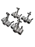 Team Associated Nitro NTC3 Hardcore Racing Aluminum Knuckles, Silver #02594 Used. Price: $102.00.