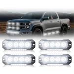 4PCS Ultra Slim Strobe Lights For Trucks 4-LED Surface Mount Flashing White New. Price: $51.50.