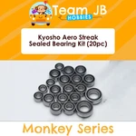 Kyosho Aero Streak - 20 Pcs Rubber Sealed Bearings Kit New. Price: $20.99.
