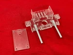 Team Associated RC10CC Classis Clear Rear Bulkhead + Transmission Brace New. Price: $19.95.