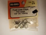 Du-bro Fuel Line Clips Model # 678 New. Price: $5.00.