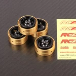 Rcawd 32G/PCS 1.0" Beadlock Wheel Rim With Brass Countweight For FCX24M D110 D90 New. Price: $32.99.