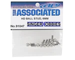 Associated ASC91047 6MM Heavy Duty Ballstud Set (8) RC10/DB10/SR10/DR10 Hh New. Price: $18.99.