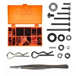 Rampcrab Button Head Screws Kit For SCX24 AX24 Rc Car, 372PCS, Hardened Steel... New. Price: $21.08.