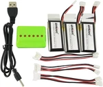 Accessories 3PCS 3.7V 350MAH Li Battery +1PCS IN1 Balance Black New. Price: $33.53.
