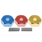 Rcawd 4PCS Machined Alloy Wheel Hub Hex Adaptor 12MM/5MM For Model Car 1/14 New. Price: $10.99.