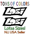 Two Team Losi Logo Outline Only Die Cut Vinyl Decals Rc Radio Control Hobbies New. Price: $19.99.