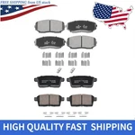 Front Rear Ceramic Brake Pads W/hardware 2007 2008 2009 2010 Ford Edge 3.5L New. Price: $33.08.