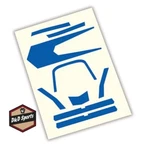 Traxxas 7981 - Aton High Visibility Decals, Blue New. Price: $8.00.