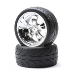 New Losi Mounted Rr 5-SPOKE Tire 54X30MM Chrome (2 Wheels) LOS43039. Price: $31.00.