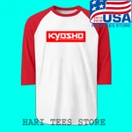 Kyosho Rc Remote Control Men's Raglan White Red Size To 2XL New. Price: $31.81.