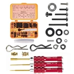 Rampcrab Button Head Screws Kit For SCX24 & AX24 Rc Car, 372PCS, Small, Black New. Price: $32.84.
